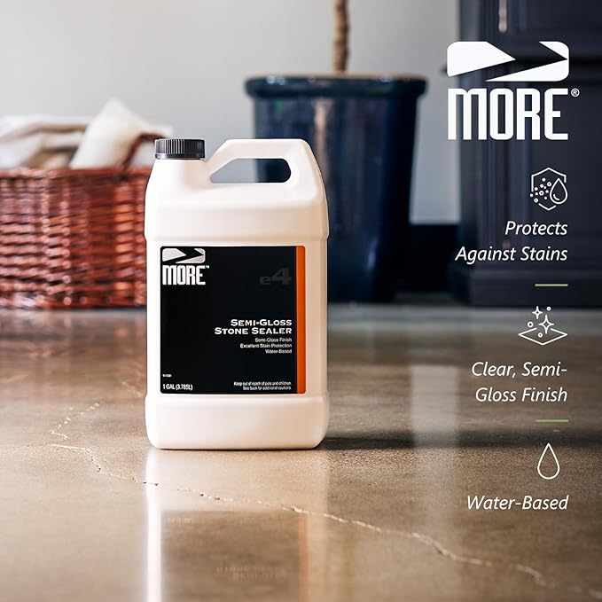 MORE® Semi-Gloss Stone Sealer