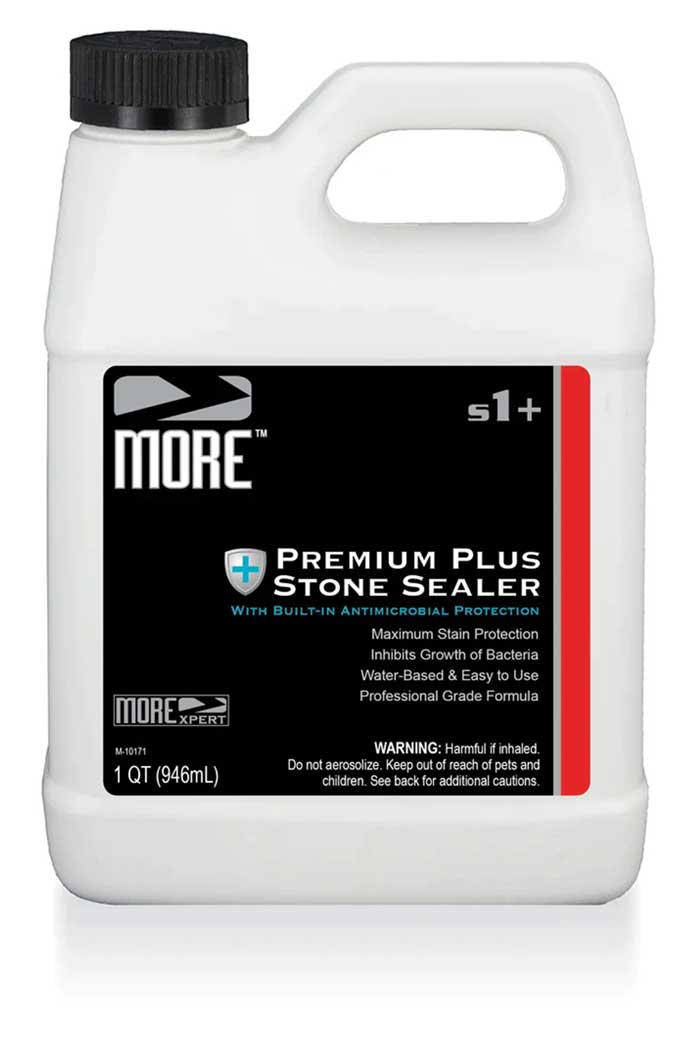 MORE® Premium Plus Stone Sealer + Antimicrobial Protection